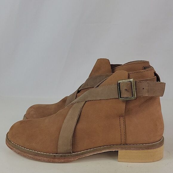 Free People Las Palmas Distressed Leather Women's Ankle Boots - Picture 6 of 15